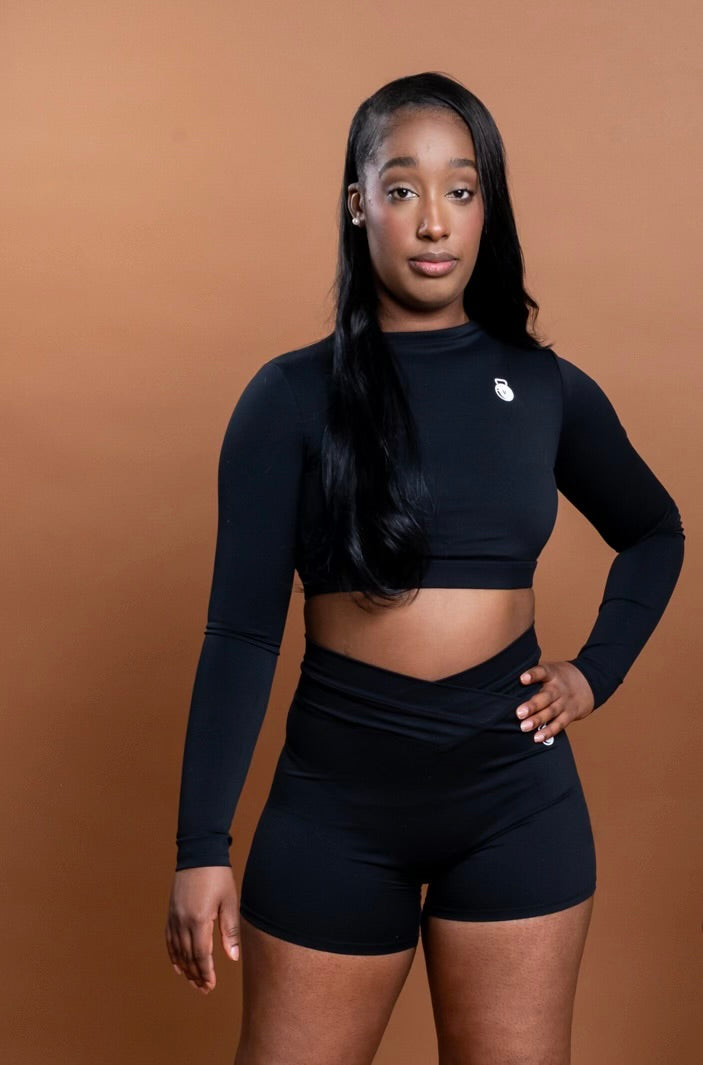 Ovo Snatxh Long Sleeve Crop Top image 1