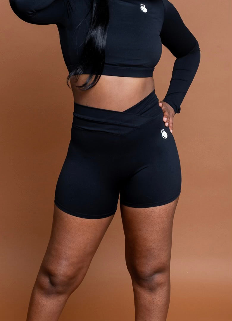 Ovo Snatxh Crossover High Waist Shorts image 0