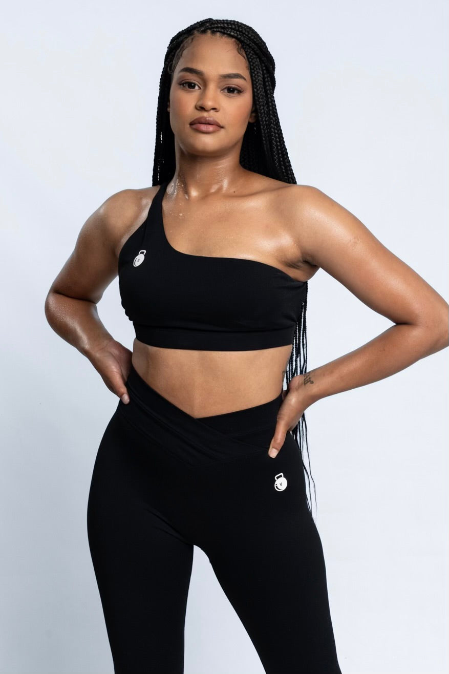 Ovo Snatxh One Shoulder Sports Bra image 2